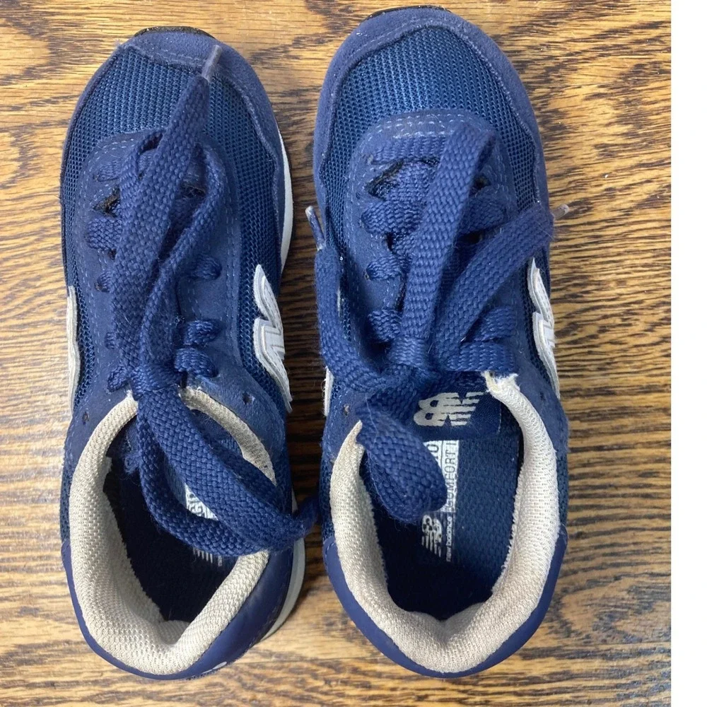 New Balance 515 Kids Sneakers Navy Blue Suede Mesh PC515NVY Size 11.5 Boy Girl